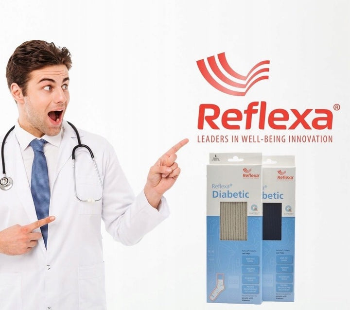 Skarpety bezuciskowe grube beżowe Reflexa®