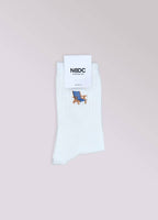 Skarpety z organicznej bawełny typu crew LEŻAK