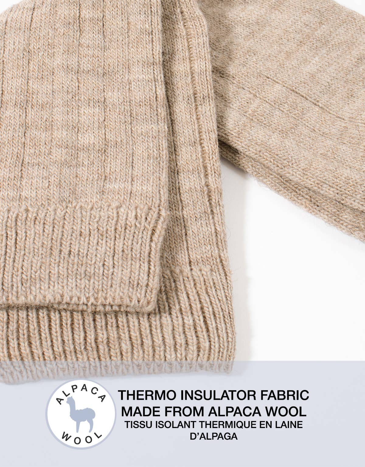 Podkolanówki z wełny alpaki, rozmiar uniwersalny