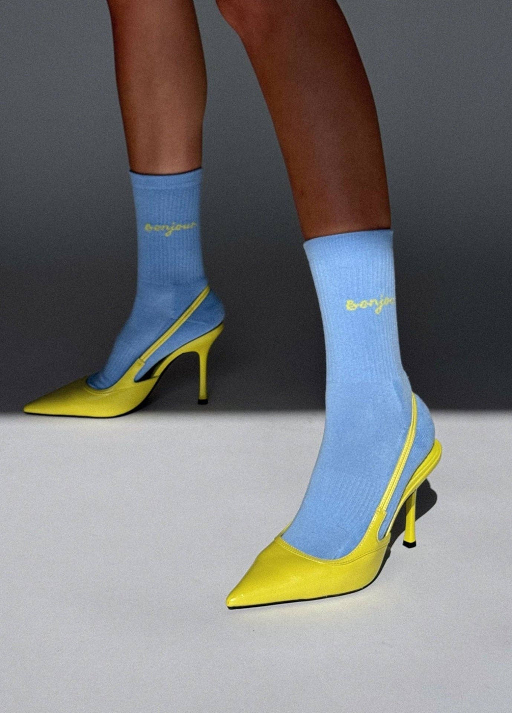 Skarpety z organicznej bawełny typu crew BONJOUR SOCKS