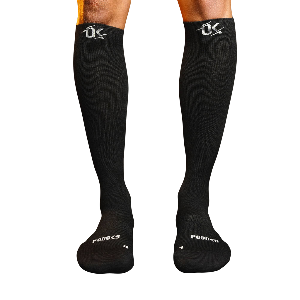 Podkolanówki kompresyjne 2 stopień, czarne, Podoks