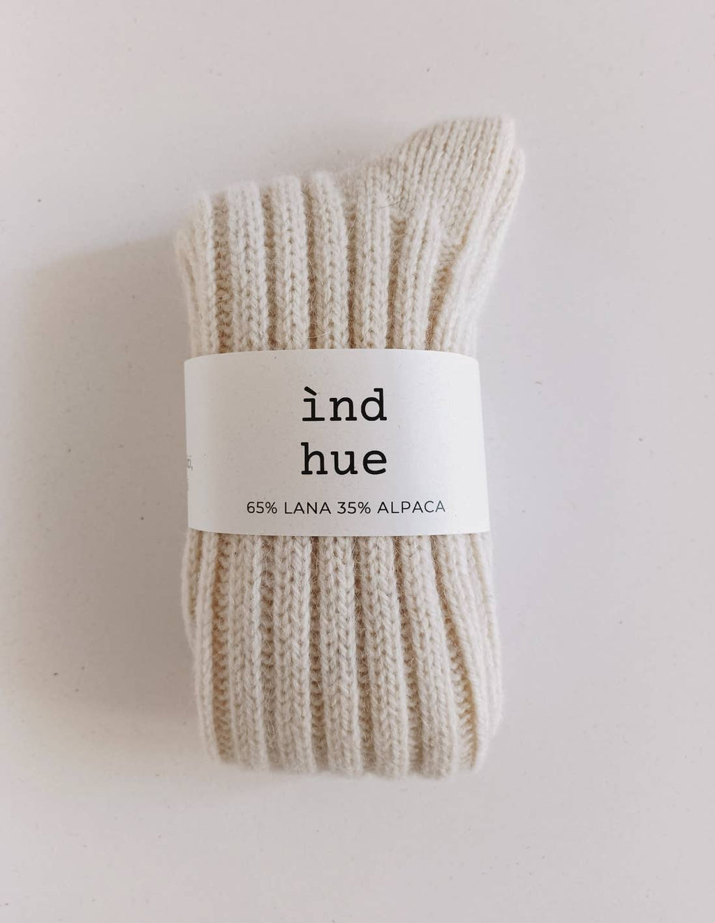 PODKOLANÓWKI Z WEŁNY I ALPAKI / 100% naturalne, kolor Natura