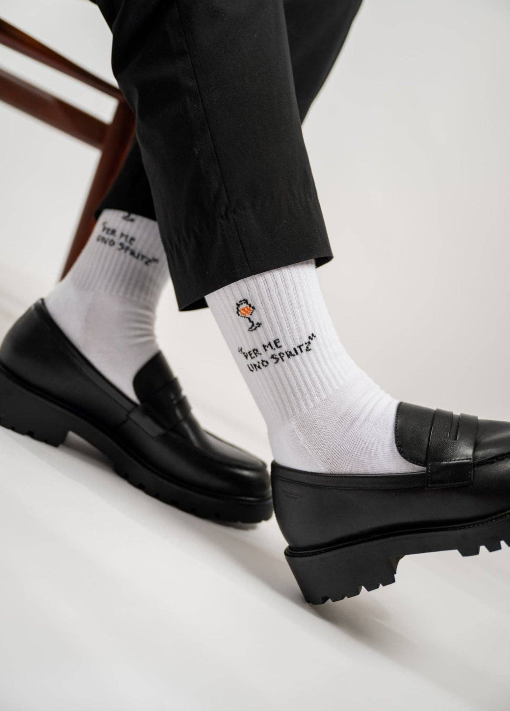 Skarpety z organicznej bawełny typu crew FOR ME ONE SPRITZ SOCKS