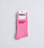 Organiczne skarpety typu crew z bio bawełny 2-PAK – Love & Santa Baby  NO BAD DAYS CLUB