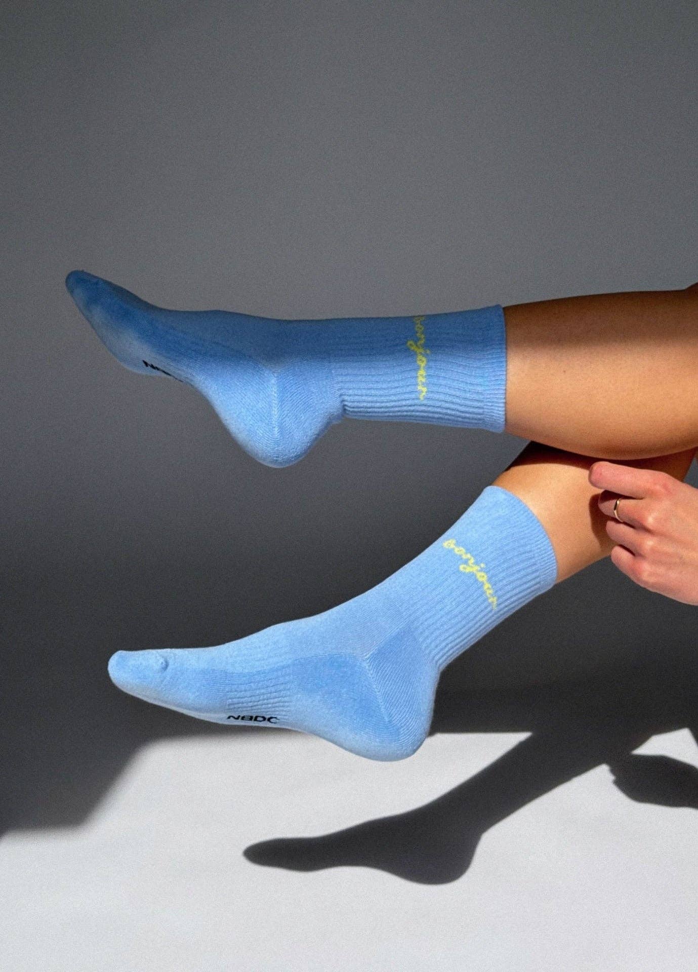 Skarpety z organicznej bawełny typu crew BONJOUR SOCKS