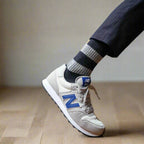 Skarpety z wełny MERINO w paski | Navy and Grey: 41-46 WYSYŁKA W LISTOPADZIE