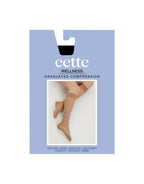 Strong Compression Knee High Socks 140 DEN, Travel Socks: Beige / L/XL