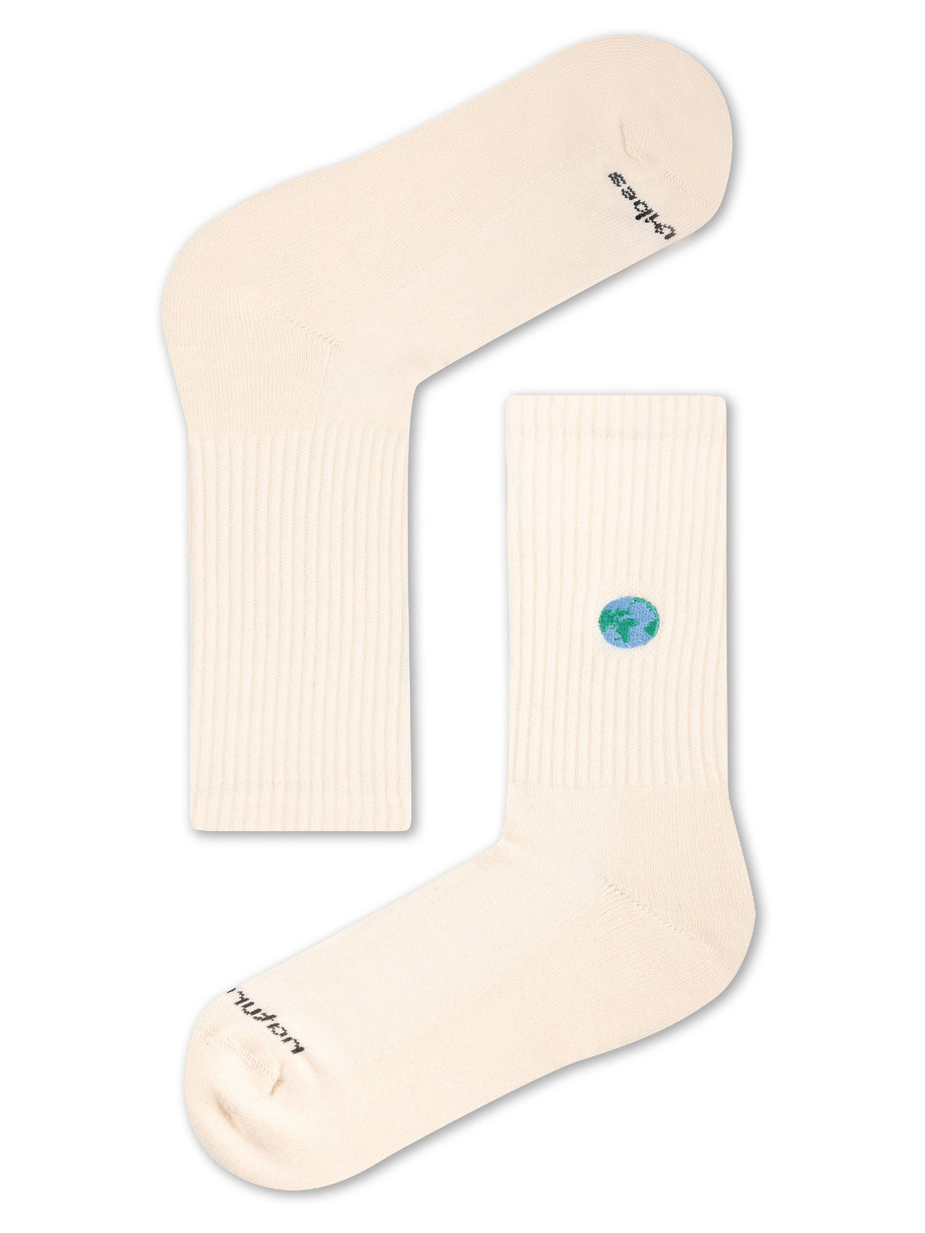 Skarpety z organicznej bawełny typu crew ZIEMIA