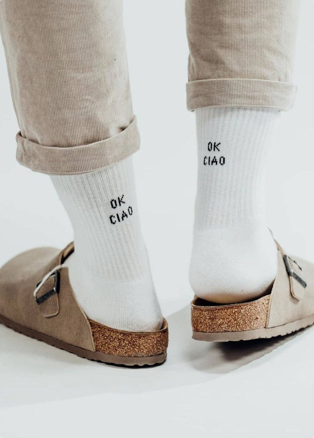 Skarpety z organicznej bawełny typu crew OK CIAO