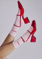 Skarpety z organicznej bawełny typu crew AMORE SOCKS