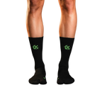 Skarpetki do biegania DŁUGIE czarne PODOKS