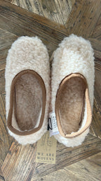 Kapcie balerina 100% wełna MERINO - Macchiato