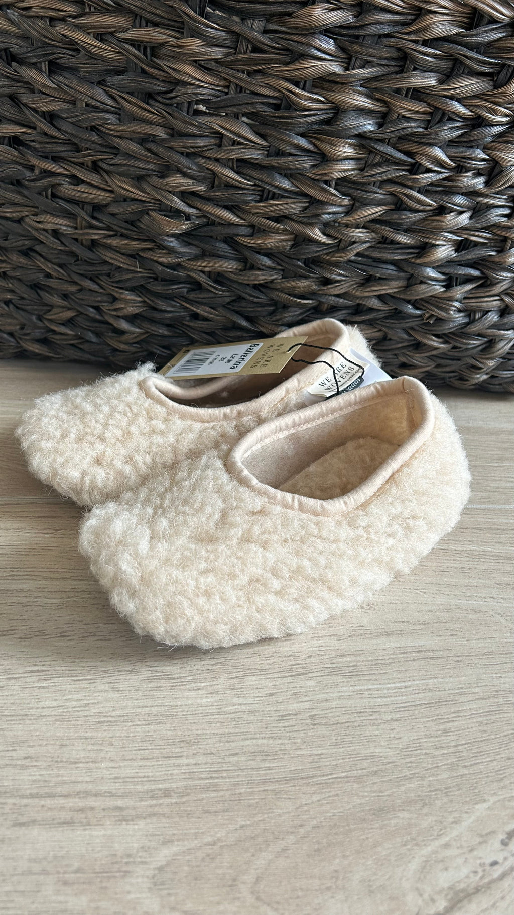 Kapcie baleriny z wełny MERINO 100%