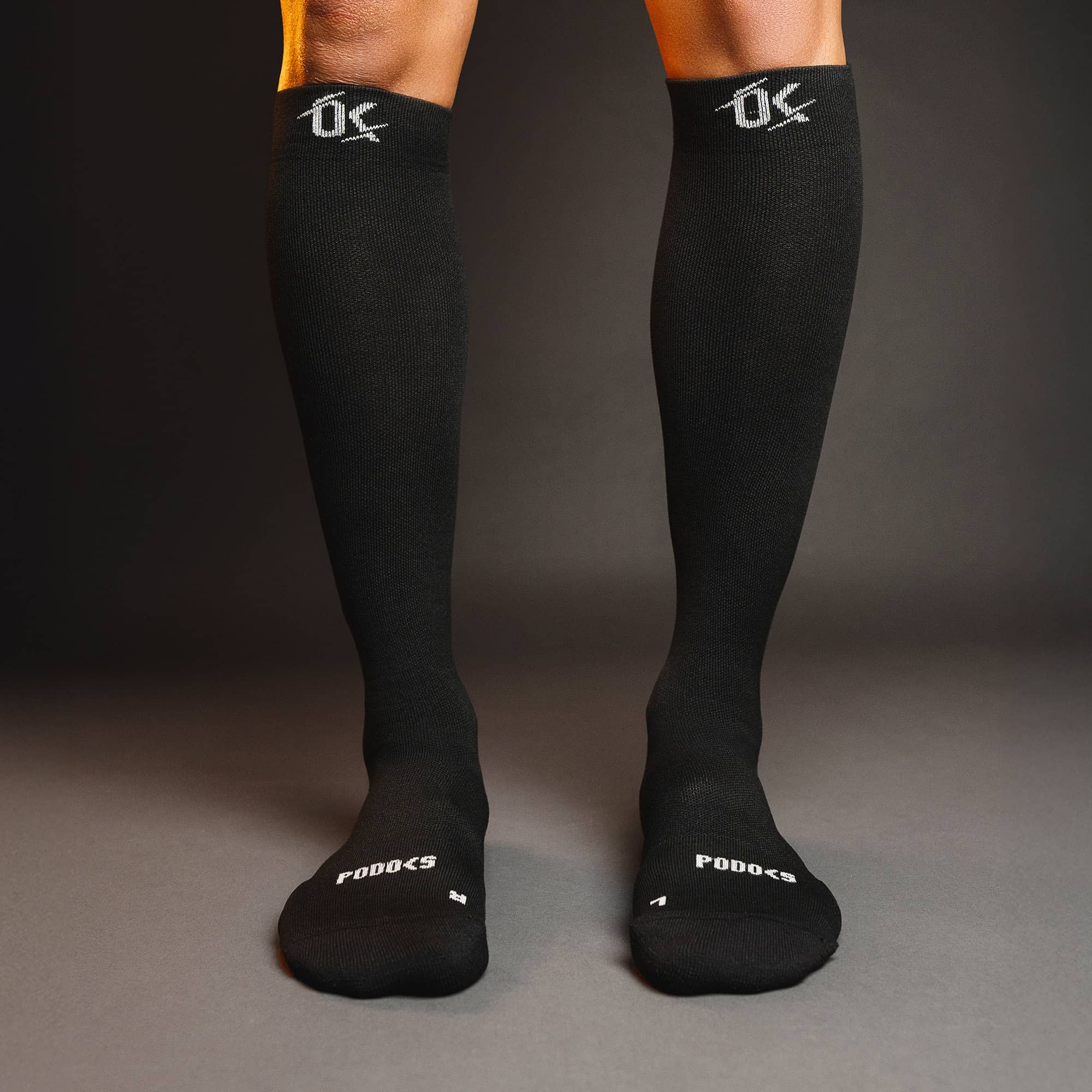Podkolanówki kompresyjne 2 stopień, czarne, Podoks