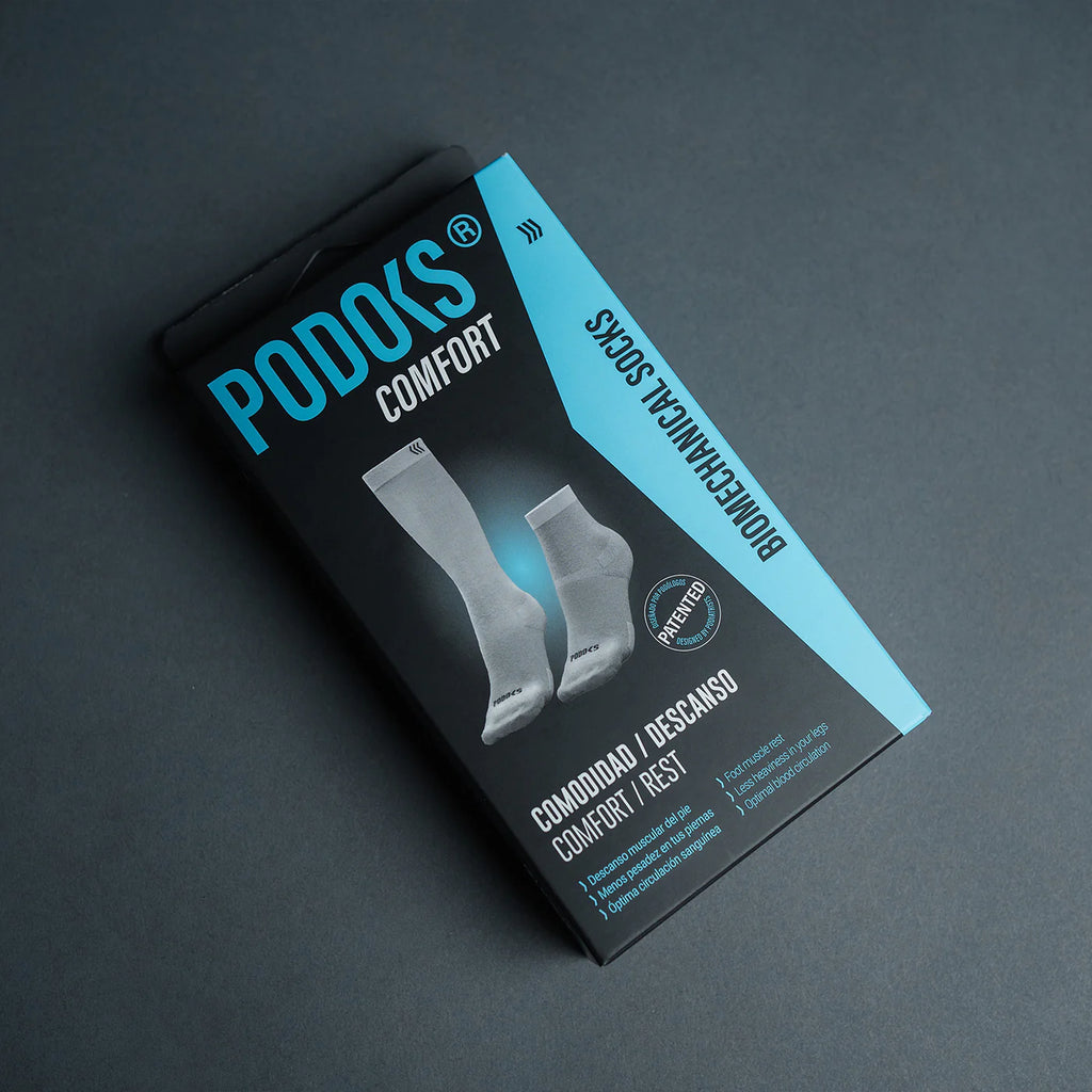 Podkolanówki kompresyjne 2 stopień, czarne, Podoks