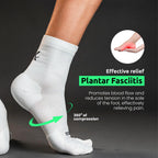 Zaawansowane skarpety ze wsparciem i na haluksy, białe, Podoks