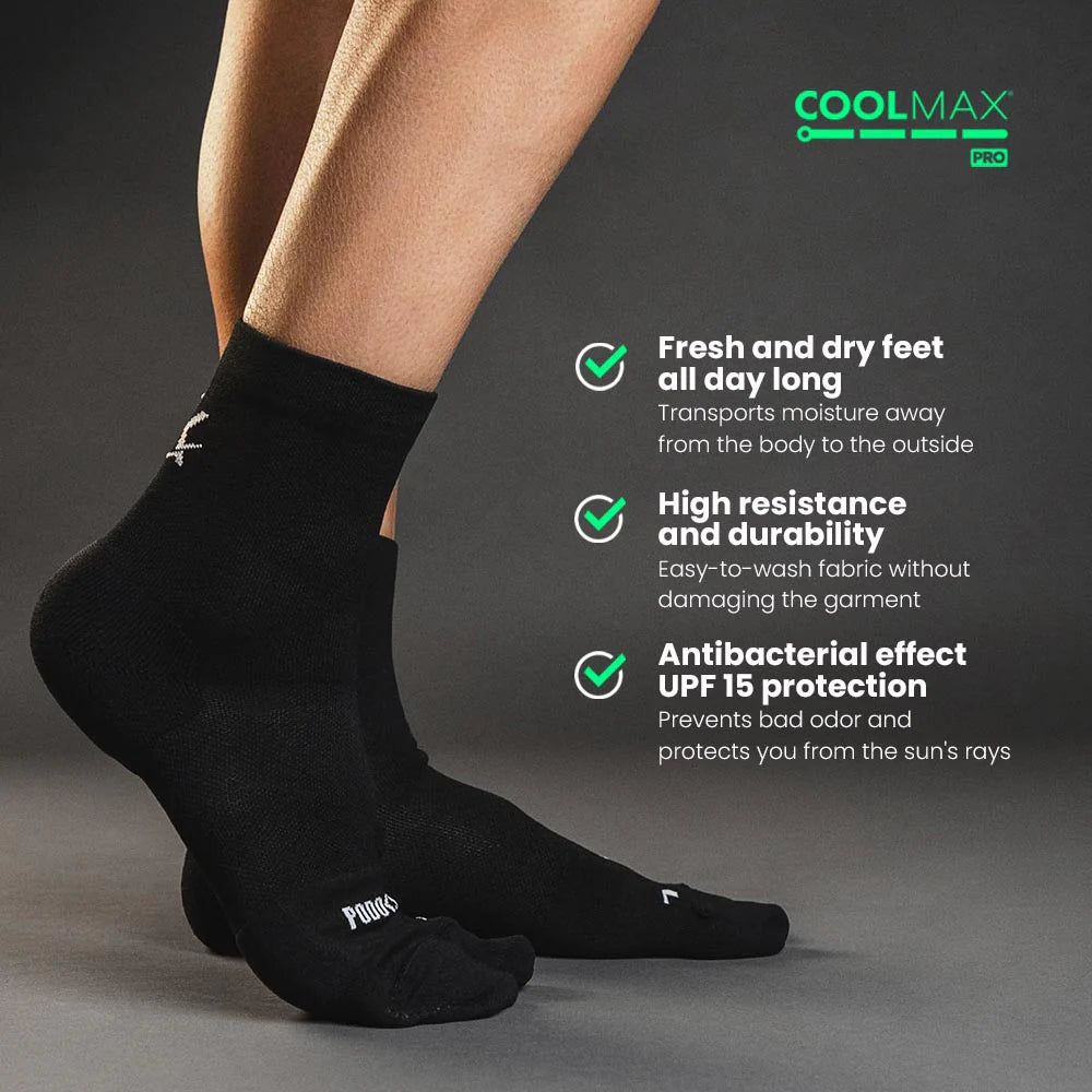 Zaawansowane skarpety uciskowe ze wsparciem, na haluksy, czarne Podoks