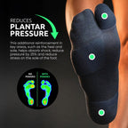 Skarpety do biegania za kostkę PODOKS czarne PRO