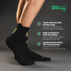 Skarpety do biegania za kostkę PODOKS czarne PRO
