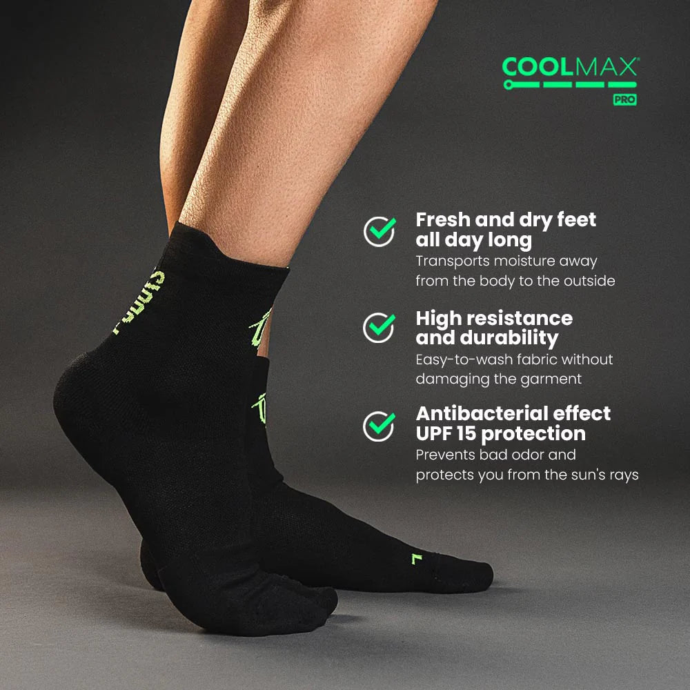 Skarpety do biegania za kostkę PODOKS czarne PRO