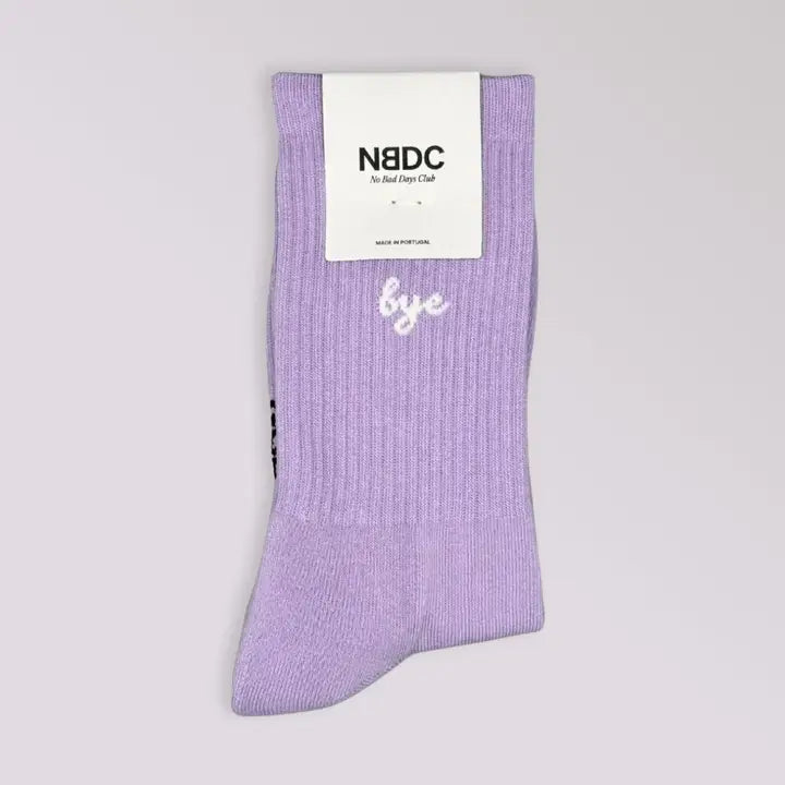 Skarpety z organicznej bawełny typu crew BYE