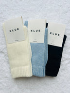 Skarpety z wełny merino KLUE niebieskie