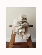 SKARPETKI Z WEŁNY I ALPAKI / 100% naturalne, kolor Natura