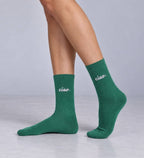 Organiczne skarpety typu crew z bio bawełny 3-PAK – SPICY, CIAO, AMORE NO BAD DAYS CLUB