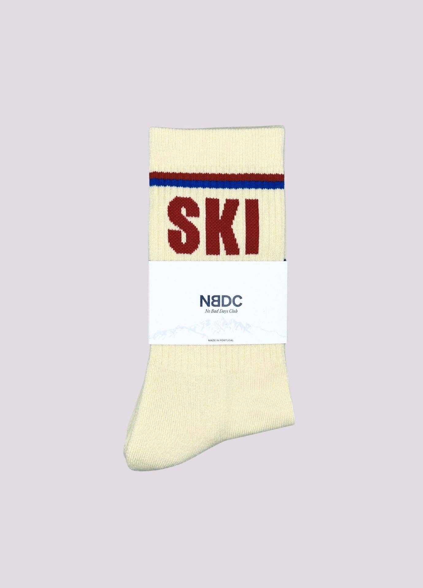 Skarpety z organicznej bawełny typu crew SKI SOCKS