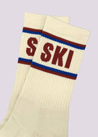 Skarpety z organicznej bawełny typu crew SKI SOCKS