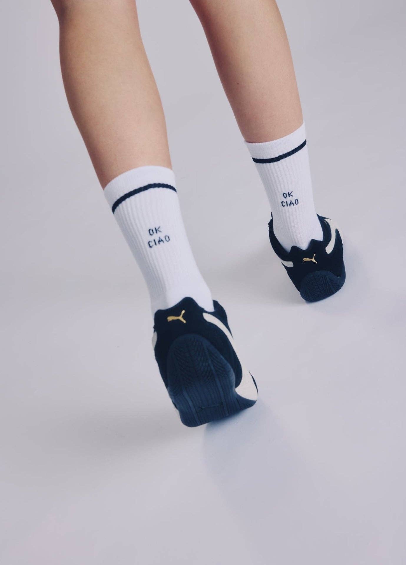 Skarpety z organicznej bawełny typu crew OK CIAO