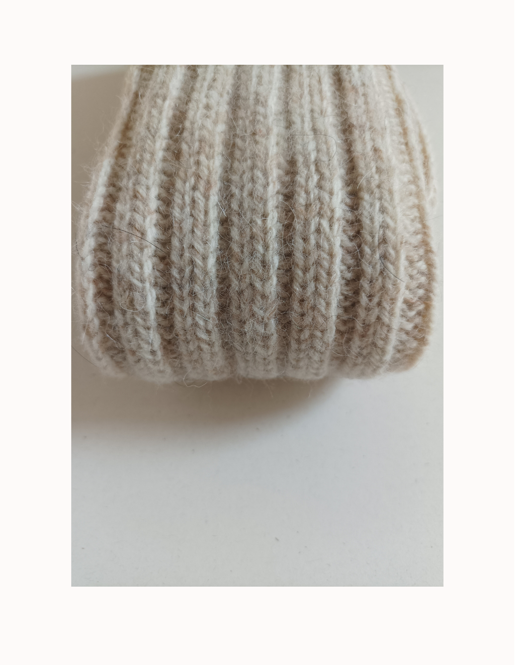 PODKOLANÓWKI Z WEŁNY I ALPAKI / 100% naturalne, kolor Melanż