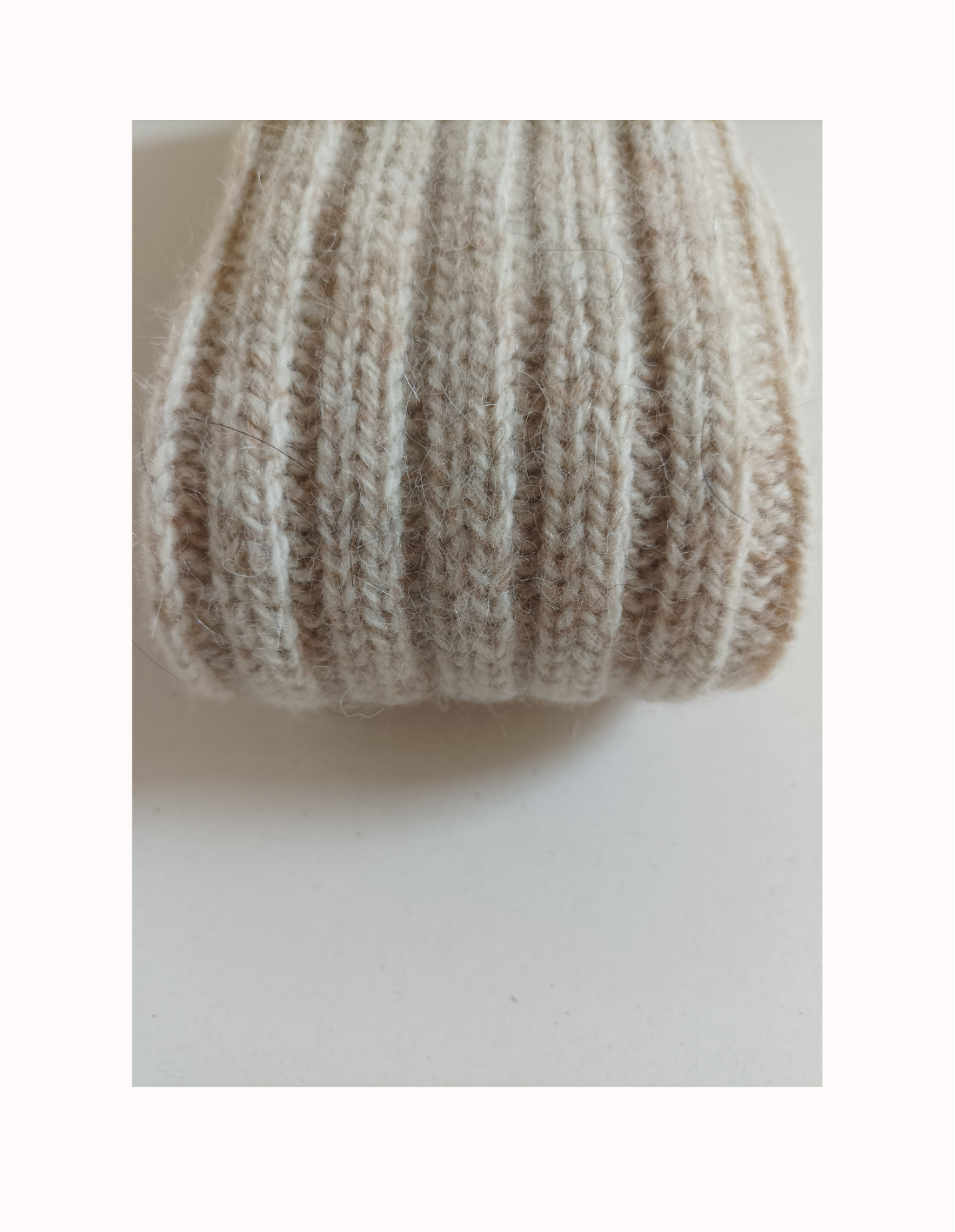 PODKOLANÓWKI Z WEŁNY I ALPAKI / 100% naturalne, kolor Melanż