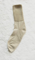 Skarpety bezuciskowe grube beżowe Quattroxy™