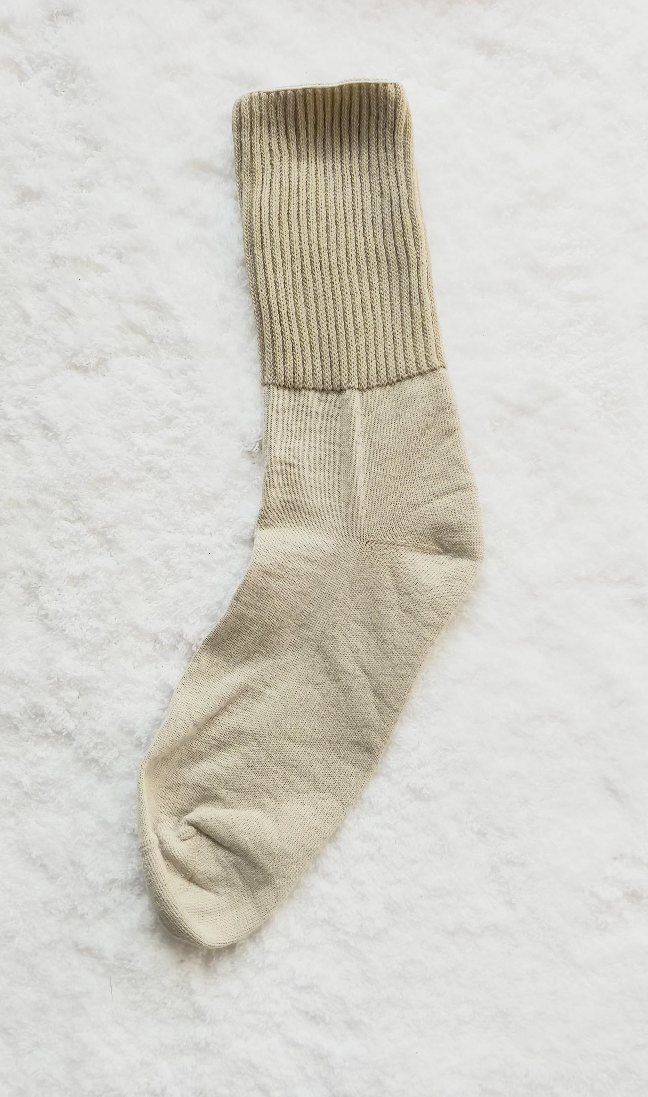 Skarpety bezuciskowe grube beżowe Quattroxy™